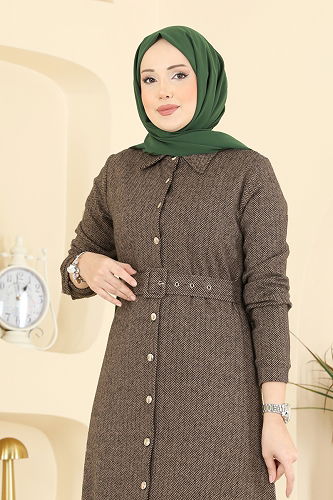 moda selvim Dress 24023UKB139 Vision - Thumbnail