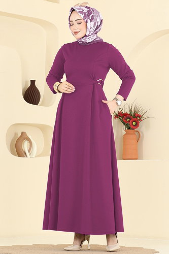 moda selvim الفستان توتي 24030UKB139 - Thumbnail