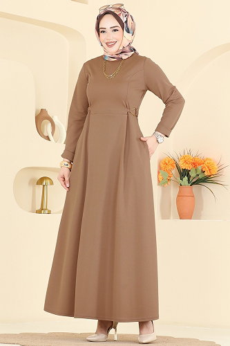 moda selvim Dress 24030UKB139 Vision - Thumbnail