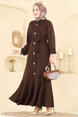 U.K.B. - Dress 24032UKB139 Brown