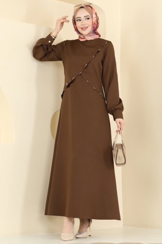 U.K.B. - Dress 24036UKB139 Brown