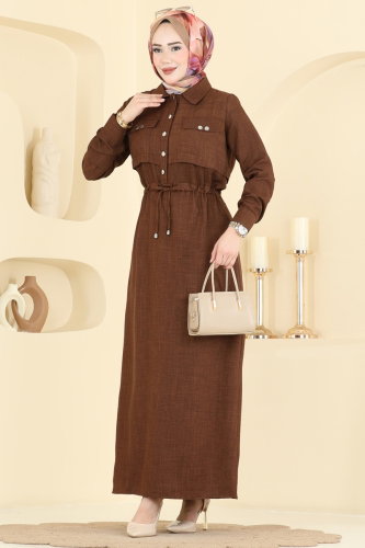 U.K.B. - Dress 24038UKB139 Brown