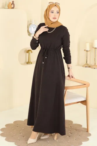 U.K.B.K. - Dress 24090UKBK1160 Brown