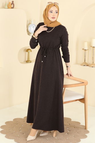 U.K.B.K. - الفستان بني 24090UKBK1160