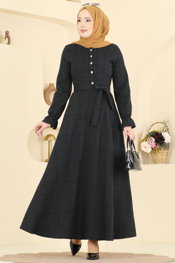 Modaselvim Dress Dress 24098UKBK1160 Black