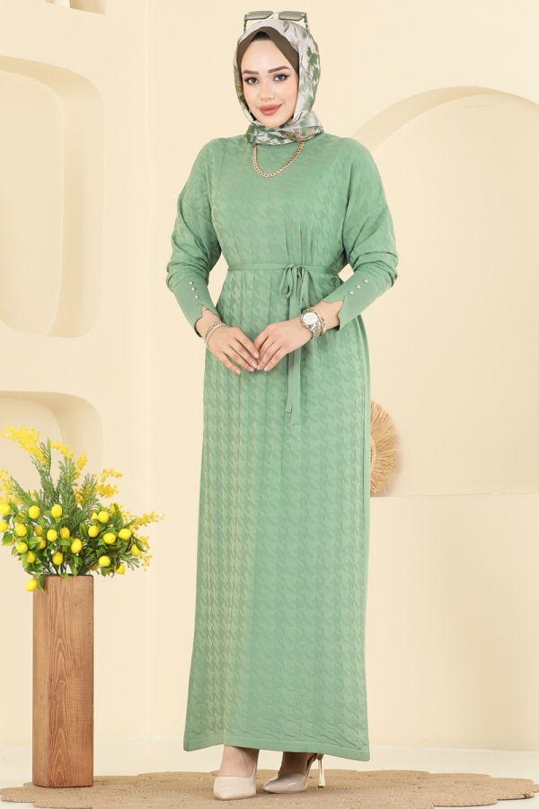 Modaselvim Dress Dress 241420TPK1167 Almond Green