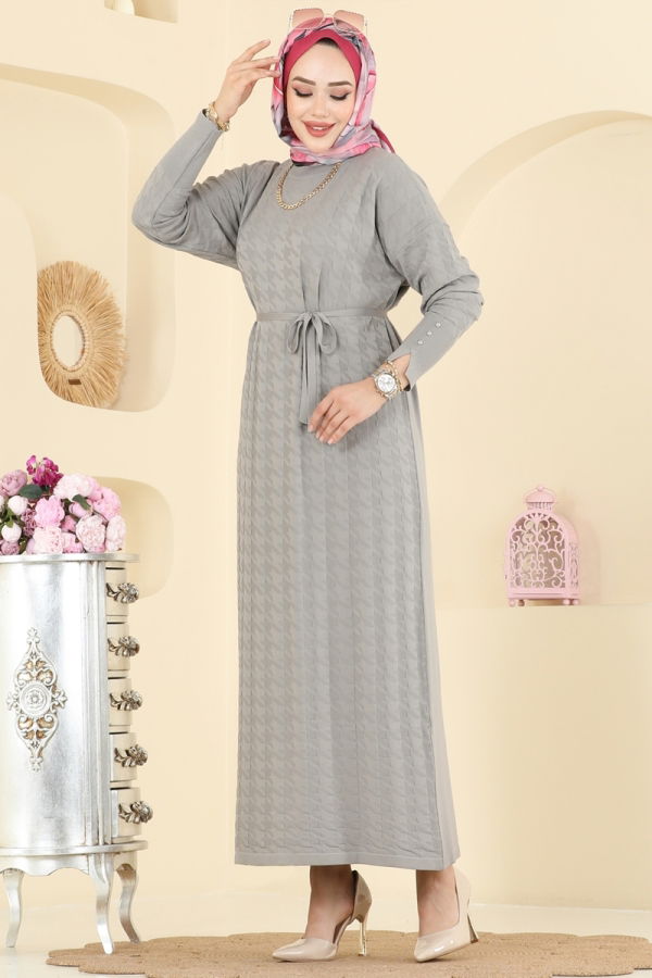 Modaselvim Dress Dress 241420TPK1167 Gray
