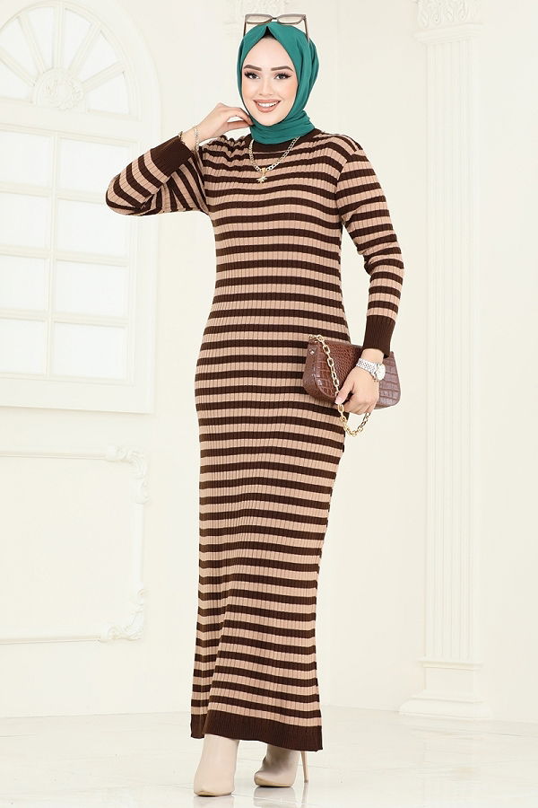 B.R.Z - Dress 24205BRZ597 Brown