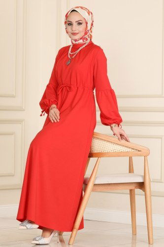 S.L. - Dress 2437SL432 Vermilion