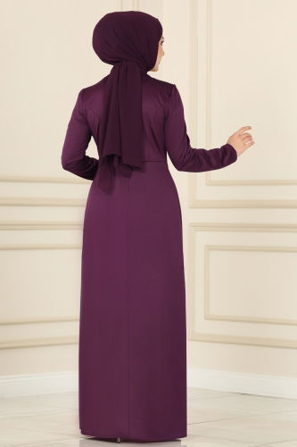 moda selvim الفستان توتي 2459ASMK1074 - Thumbnail