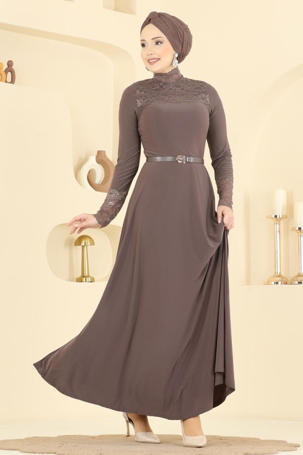 Modaselvim Dress Dress 2460ANT466 Dark Vision
