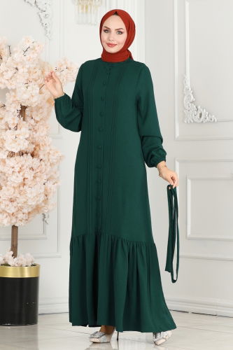 S.L. - DRESS 2493SL432 Emerald