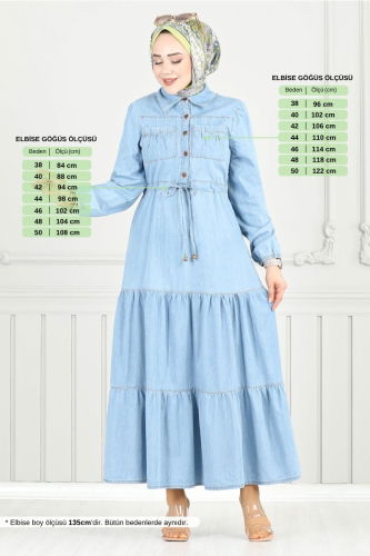 MRV M.T.S. - Dress 25019MTS1095-M Light Denim
