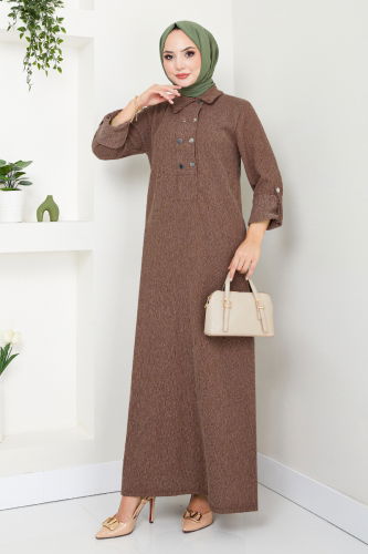 MRV H.B.S. - DRESS 2501HBS932-M Brown