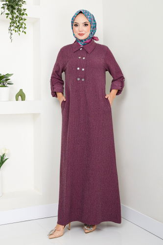 MRV H.B.S. - DRESS 2501HBS932-M Damson