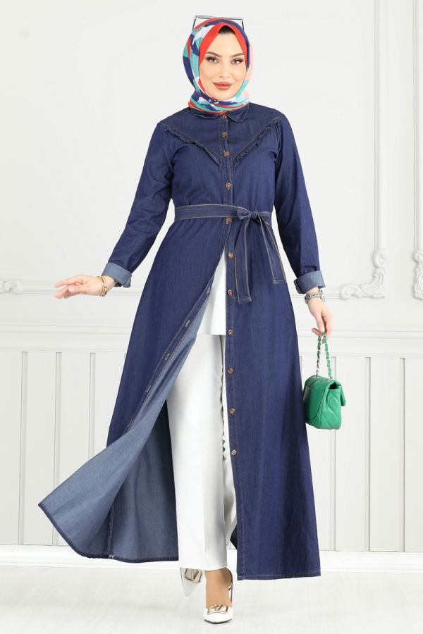 Modaselvim NET 20%+20% DISCOUNT IN THE CARD Dress 25023MTS1094 Dark Denim