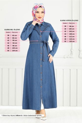 MRV M.T.S. - Dress 25023MTS1095-M Denim