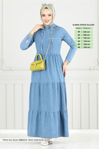 MRV M.T.S. - Dress 25026MTS1095-M Light Denim