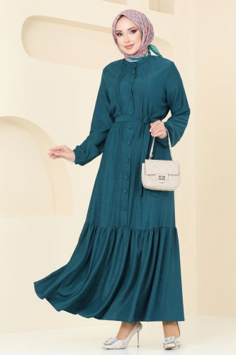 S.L. - Dress 2559SL432 Petroleum