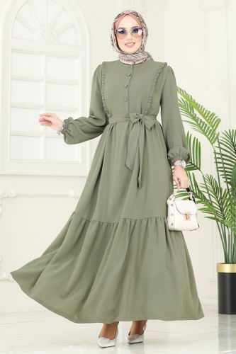 S.L. - Dress 2629SL432 Almond Green