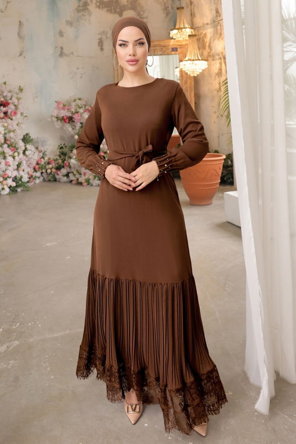 Modaselvim BIG SEASON DISCOUNT Dress 2661NVN696 Brown