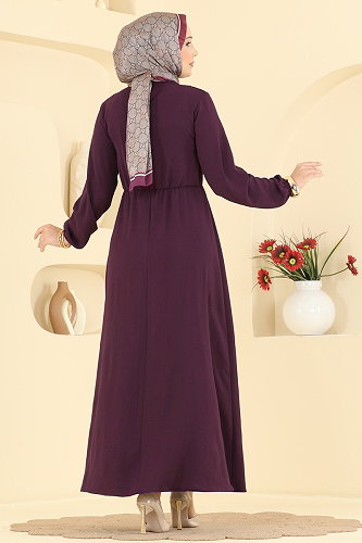 moda selvim الفستان توتي 2667MSZ1172 - Thumbnail