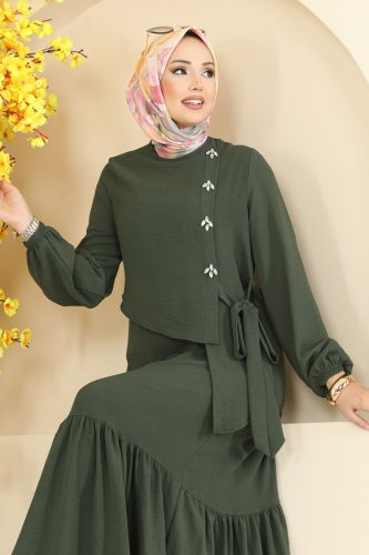 S.L. - Dress 2680SL432 Khaki