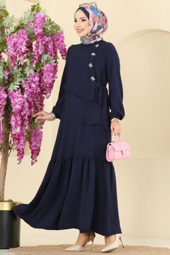 S.L. - Dress 2680SL432 Navy Blue