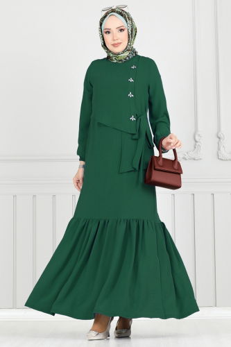 MRV S.L. - Dress 2680SL890-M Emerald