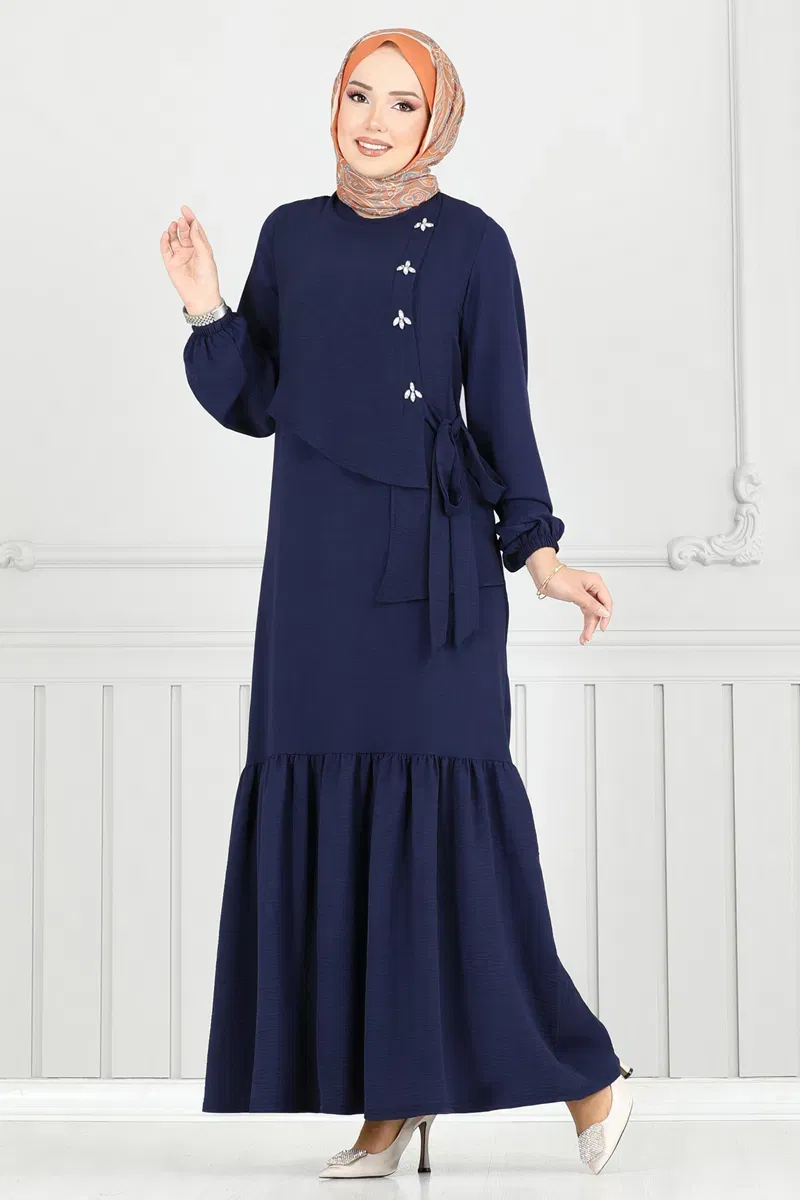 MRV S.L. - الفستان كحلي 2680SL890-M