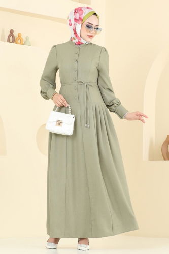 S.L. - Dress 2705SL432 Almond Green