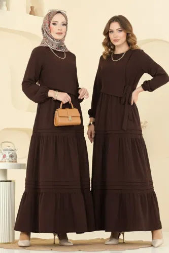 S.L. - Dress 2733SL432 Brown
