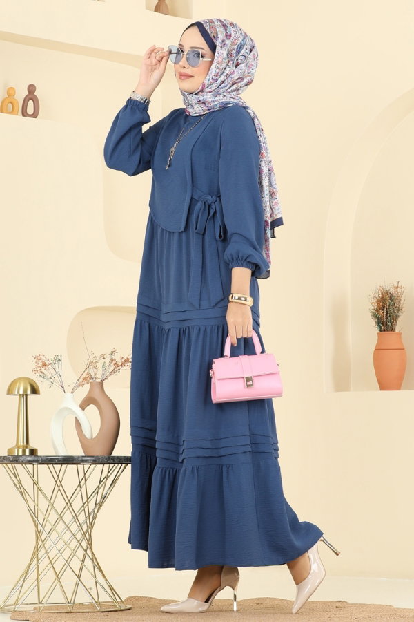 Modaselvim الفساتين الفستان ازرق 2733SL432