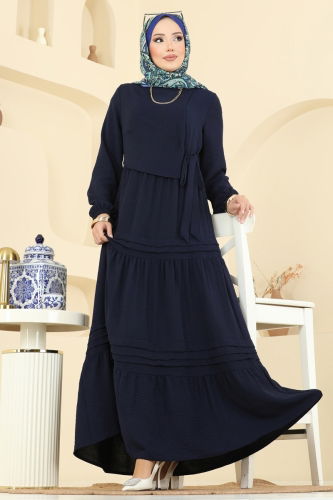 S.L. - Dress 2733SL432 Navy Blue