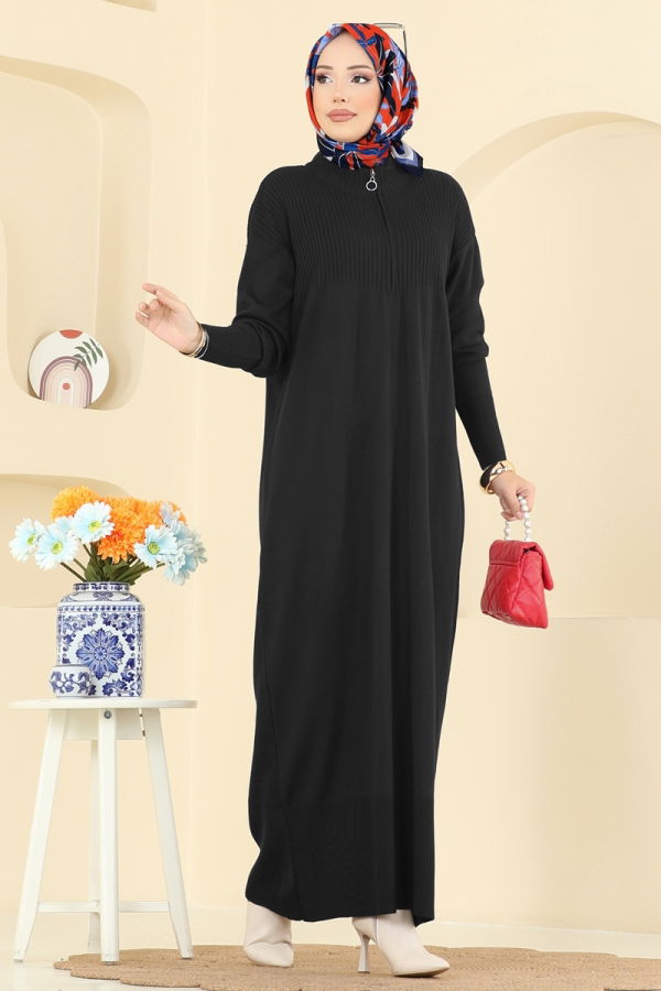 Modaselvim تونيكات الفستان أسود 2736AYD574
