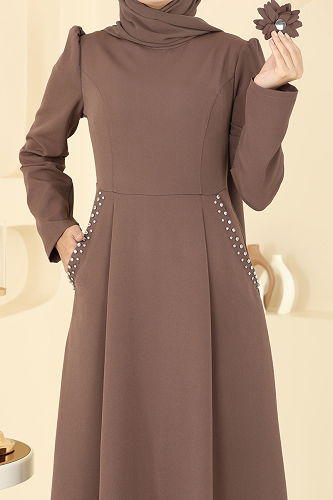 moda selvim Dress 2741SL432 Dark Vision - Thumbnail