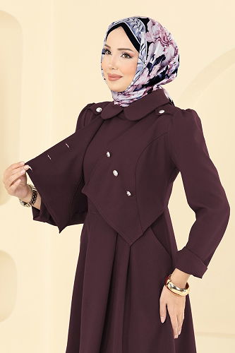 moda selvim الفستان توتي 2743SL432 - Thumbnail