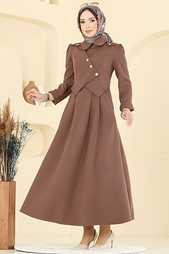 moda selvim Dress 2743SL432 Dark Vision - Thumbnail