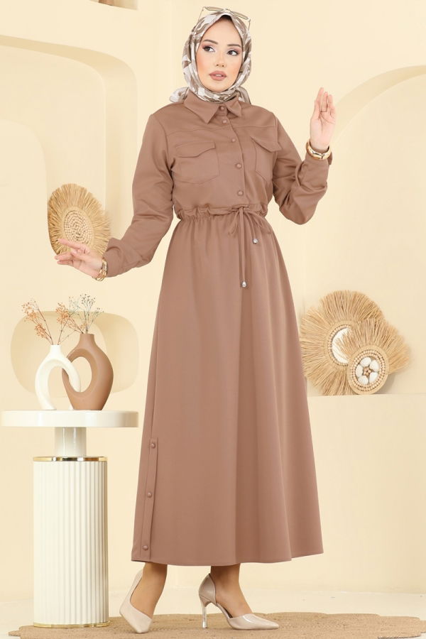 Modaselvim Dress Dress 2744SL432 Latte