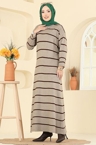 moda selvim Dress 2747AYD574 Vision - Thumbnail