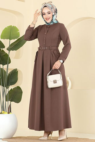 moda selvim Dress 2749SL432 Dark Vision - Thumbnail