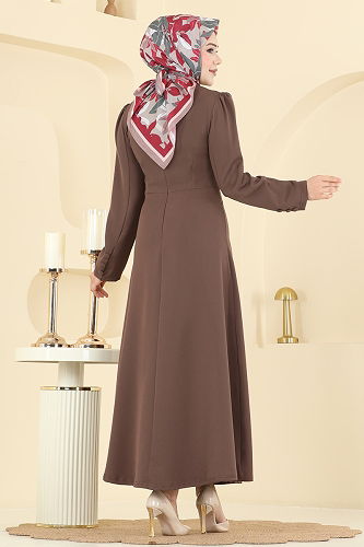 moda selvim Dress 2754SL432 Dark Vision - Thumbnail