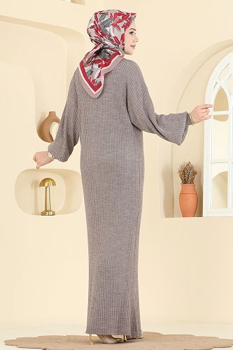 moda selvim Dress 2770AYD574 Dark Vision - Thumbnail