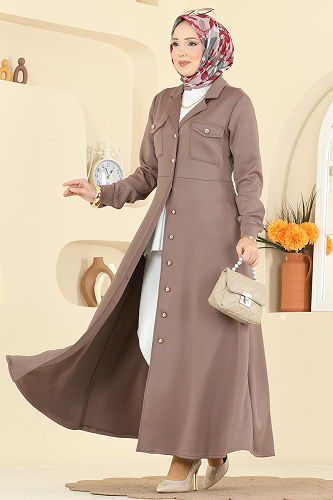 moda selvim Dress 2772SL432 Dark Vision - Thumbnail