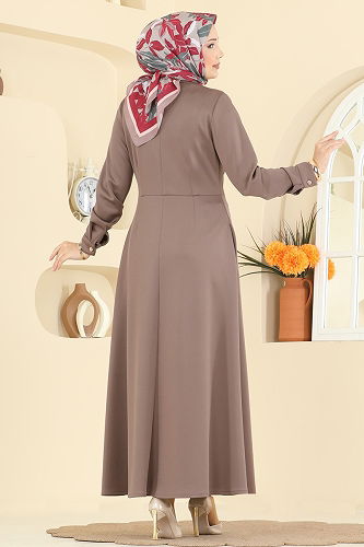 moda selvim Dress 2772SL432 Dark Vision - Thumbnail