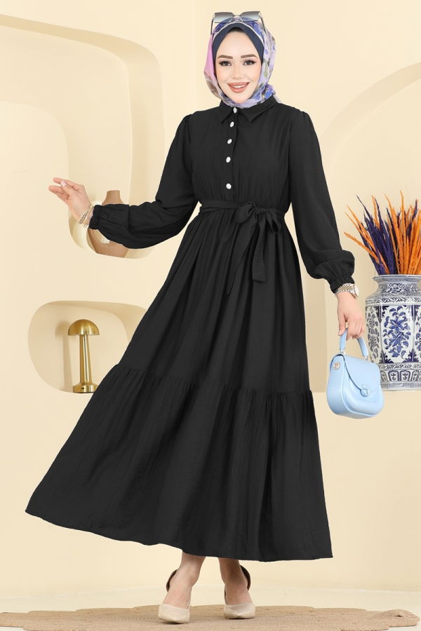Modaselvim %30 DISCOUNT Dress 2781AYD574 Black