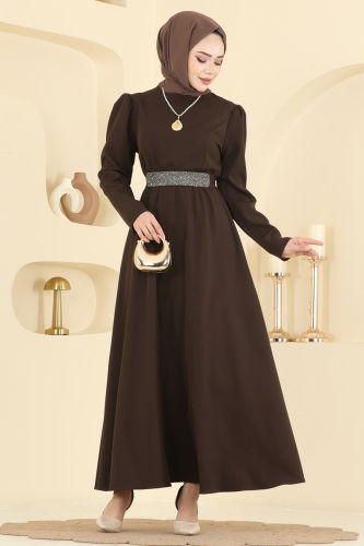 S.L. - Dress 2788SL432 Dark Brown