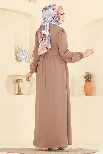 moda selvim Dress 2805SL432 Dark Vision - Thumbnail