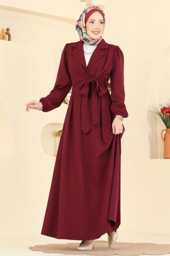 S.L. - Dress 2812SL432 Burgundy