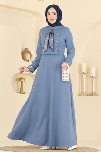 S.L. - Dress 2818SL432 Blue